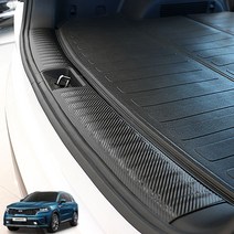JS automotive 4세대 쏘렌토 MQ4 차량전용 트렁크범퍼 몰딩 스티커 튜닝 랩핑 실내 가드 보호 데칼스티커, 쏘렌토 MQ4 카본트렁크 범퍼