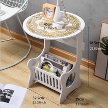 침실 거실 아파트 한옥 소파 사이드 테이블 탁자 미니 협탁 침대 선반 인테리어 가구 276, 45cm, 협력사