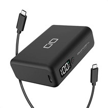CIO Mobile Battery PD 30W Type C 소형 경량 iPhone PC 10000mAh 급속 충전 패스스루 Macbook Air M1 iPad SMARTCOBY P
