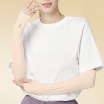 [4P SET] 여름 여성 손등 팔토시 자외선 UV 차단 쿨토시 냉감 토시 골프 운전 등산 여자 4개, 상세 참조