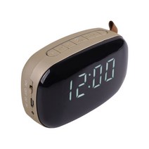 블루투스 무선 스피커 시계 통화 휴대용 캠핑 오디오, 쿠팡 본상품선택, 상세페이지 참조