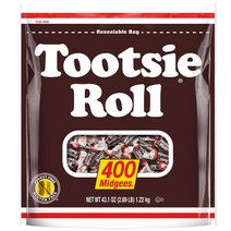 투시 Tootsie Roll 롤 초콜릿 캔디 43.1oz 400조각