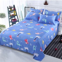 라지킹침대 3 조각 침대 시트 세트 1pc 플랫 2pcs 베개 면화 린넨 편안한 커버 더블 퀸 사이즈, [03] 3pcs 230x250cm, [13] 18