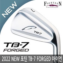 FOURTEEN 포틴 TB-7 FORGED 연철단조 스틸 6아이언 2022년병행, 스틸 6아이언(5-PW)-S