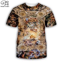 예수님 그리스도 PLstar Cosmos Christian olic Jesus R Streetwear 3DPrint Summer Casual Funny T-shirts, 01 T-shirts_03 M
