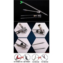 길이 조절형 낚시대 받침대 거치대 바다거치대 삼각받침대 낚시삼각대, 1.7m