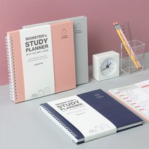 인디고 몬스터 스터디 플래너 (아이콘), [F2 05-003366] 그레이