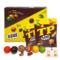 해태 티피 땅콩초코볼(45g/10봉) x 1통(+밀크츄 2개포함), 1세트