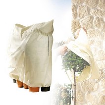 서리방지부직포 수목보온재 부직포 나무 관목 따뜻한 서리 컨테이너 겨울 식물 덮개 성장 가방 강한 마당 정원 야채 보호 나무보온 41, 일반 80 x 60cm