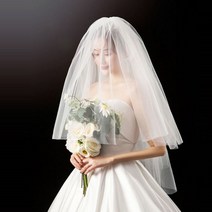 ts 웨딩베일 면사포 셀프 웨딩촬영소품 브라이덜 화관
