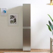 냉장고형 주방키큰수납장 키친장 접시장 그릇장 서랍장 커피장 커피머신 탕비장, 상품선택, 메탈릭그레이