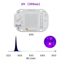 식물등 스탠드 드라이버리스 220v 230v 240v 따뜻한 흰색 dob ac cob 모듈 20w 30w led 칩 50w 램프 구슬 전체 스펙트럼 식물 성장 빛 투광 조명, 자외선 395nm, 220v 30w