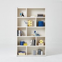 한샘 샘파레트 책장 5단 120cm 시공(컬러 택1), 그레이_책장/내추럴오크_선반(F)