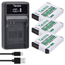DMW-BCM13 DMW BCM13E BCM13PP 배터리 및 LED 충전기 파나소닉 루믹스 DC-TS7 DMC-FT5 DMC-LZ40 DMC-TZ, 03 3 battery set, 03 3 battery set