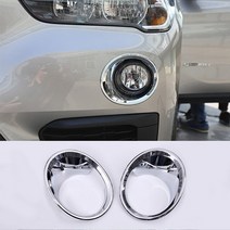 BMW X1 F48 16-21 2 * 카본 자동차 전면 안개등 장식 링 내부 악세사리, 02 은