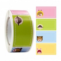 [가성비 최고]정리 [1008] 네임스티커 라벨지 250pcs 아이캐릭터 YS21AU09, 상세페이지 참조