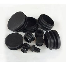 삽입 플러그 12mm-76mm 검정색 플라스틱 원형 캡 내부 보호 가스켓 파이프 볼트 가구 용 먼지 씰 엔드 커버, 08 28mm-5pcs