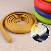 잘라쓰는 긴 모서리 보호대 2M 의자 식탁 책상 사무용 가정용 유아동 안전 다용도, 색상/사이즈, 그린-대