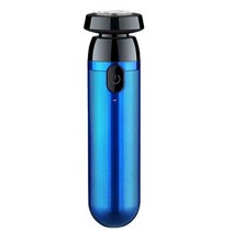 2022 Mini Single Head Shaver Car Rechargeable Razor USB Men39s Beard Hair Remover Men Women 360 degr, [03] Blue