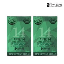 한미양행 프리미엄 복부지방감소 변비개선 녹차다이어트 카테킨14 700mg, 2박스(84정)28일분
