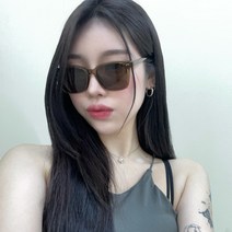 VANANA2 남녀공용 데일리 여행 패션 가벼운 7컬러 틴트 사각 선글라스