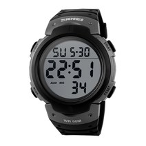 대형 화면 노안 노인 부모님 효도 디지털 손목 시계 멀티 디스플레이 심플 방수