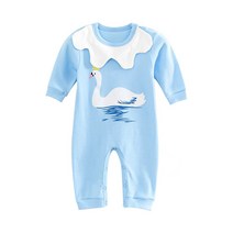 N.E.U.kids 여아 면 긴팔 우주복 바디슈트 실내복