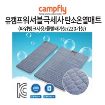 DC12V 워셔블극세사탄소온열매트 2인용, 2인용매트