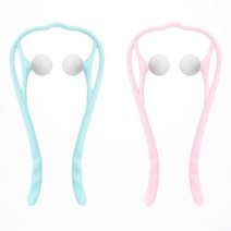 꼼꼼맘 휴대용 목마사지 경추 지압 목 경락, 색상랜덤, 1개