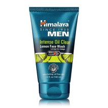 [정품] Himalaya 남성용 인텐스 오일 클리어 레몬 페이스 워시 딥 클리닝 데일리