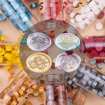 반디 실링왁스 팔각 씰링 스탬프 보틀 10color 손편지 청첩장 돌잔치 해리포터 도장찍기, 에메랄드