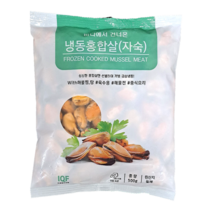냉동 자숙 깐 홍합살, 1팩, 500g