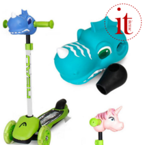 유아 킥보드 장식품 어린이 자전거 헤드 악세사리 아동 씽씽카 씽씽이, 화이트