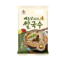 CJ더마켓 즉석식품 밀키트 간편식품 탑티어 베트남 쌀국수 밀키트 쌀국수면 숙주나물 국수 냉면 375G, 36개