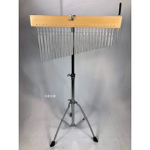 취미 악기 윈드차임 25바 36바 윈드벨 차임벨 타악 장기자랑, 25음 실버 도금 거치대