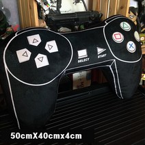 [제임스 스토어] 게임패드 쿠션 조이스틱 모양 독특한 인테리어, 레드