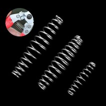 조경가위1/5Pcs 3 크기 품질 철강 압축 스프링 3/5/6cm 다기능 강화 스프링 스틸 와이어 원예 가위 액세서, 04 S 5pcs