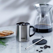 써모스 보온보냉 반전 머그컵 350ml JDG-350K, 스테인리스(S), 1개