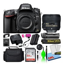 nikon d610 24.3mp dslr fx-포맷 디지털 카메라 af-s 50mm f1.8g 렌즈 mbd-14 배터리 그립 wu-1b wi-fi 어댑터(13550) 디럭스 번들