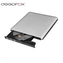 외장 cd롬 Deepfox USB 3.0 외부 CDRW/DVDRW DVD 버너 드라이브 레코더 광학 태블릿 PC 맥 노트북 슬림, 단일옵션