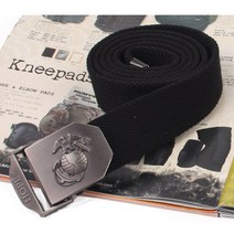 US 미군 벨트 미해병 블랙색상 허리띠 해병대 해병 밸트 군용 군인 BY