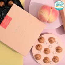 세종피치렛 조치원 복숭아 초콜릿 프리미엄 수제 국산 HACCP, 60g, 1박스