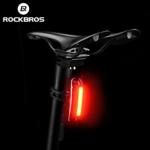 rockbros 자전거 라이트 방수 미등 led usb rechargab, TLW06BK