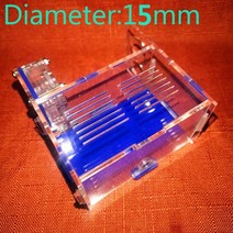 개미집 키우기 세트 ant Workshop double test tube nest new back nest 애완 동물 개미 둥지 18mm 구경 아크릴 개미 둥지 미니 개미 농장, 스타일