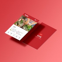 인팟 명함 명함제작 디자인무료 고급 소량 최다디자인, 200매, 에폭시_스노우 양면