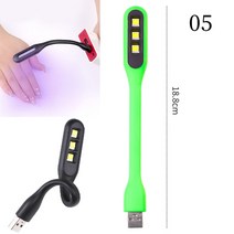 미니 6W 네일 드라이어 LED UV 램프 마이크로 USB 젤 바니시 경화기 네일 아트 장비 3LED 비즈 매니큐, [14] 55162-5