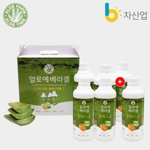 알로에팜 알로에타임 유기농 알로에겔 1050ml, 1050ml x 6병
