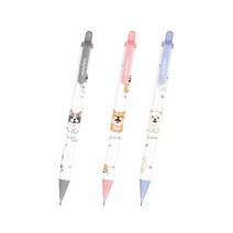 자바 밀키펫 샤프 0.5mm 강아지샤프, 색상랜덤_$P2L
