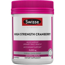 스위스 얼티부스트 하이 스트렝스 크랜베리 25000mg 소프트젤, 100개입, 1개