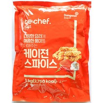 CJ제일제당 esa 가루튀김 켄터키치킨용파우더 부침용밀가루 케이전스파이스 후라이드치킨가루, 케이젼스파이스(동원 1K) 조리용튀김가루 요리가루